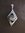 Silver and Gold Cubic Zirconia Pendant