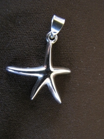 Silver Starfish Pendant