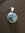 Round Silver Turquoise Pendant
