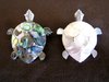 Silver Paua Shell Turtle Pendant/ Brooch