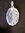 Oval Silver White Barong Naga Pendant
