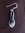 Silver Cross-Over Paua Shell Earrings