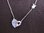 Silver Heart and Bunny Necklace