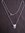 Silver Cubic Zirconia 'LOVE' Necklace