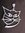 Silver Cubic Zirconia Cat Face Pendant