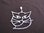 Silver Cubic Zirconia Cat Face Pendant