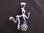 Silver Man with Flower Pendant
