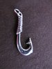 Silver Fish Hook Pendant