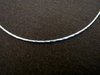 Silver 1mm Twisted Wire 410mm Necklace