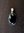 Silver Oval Black Onyx Pendant