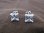 Silver Square Cubic Zirconia Earrings