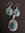 Oval Silver Turquoise Earrings