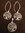 Silver Amber Tree of Life Earrings