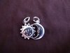 Silver Sun and Moon Pendant