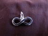 Silver Infinity Twist Pendant / Charm