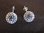 Silver 12mm Crystal Disco Ball Earrings