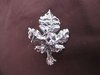 Silver Cubic Zirconia Maple Leaf Brooch