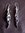 Silver Wavy Cubic Zirconia Drop Earrings