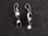 Solid Silver Twist Drop Earrings