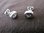 Silver Oval Amethyst Stud Earrings