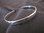 Hammered Silver Open Back Cuff Bangle