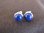 Round Turquoise Set Stud Earrings
