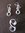 Silver Infinity Twist Drop Earrings