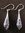 Silver Decorated Drop Earrings