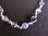 Silver Cubic Zirconia Hearts Bracelet