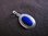 Silver Oval Lapis Lazuli Pendant