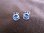 Silver Integral Evil Eye Stud Earrings