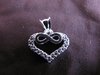 Silver Heart and Infinity Pendant