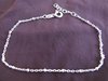 Silver Trace Chain and Balls Bracelet