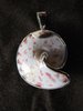 Silver Speckled Shell Pendant