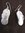 Silver Flip Flop (Thong) Drop Earrings