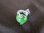 Silver Gecko Green Harmony Ball Pendant