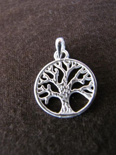 Small Silver Tree of Life Pendant