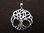 Hammered Silver Tree of Life Pendant