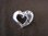Silver Scrolls Heart Pendant