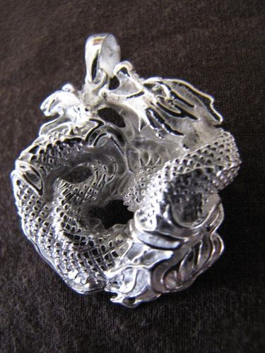 Silver Dragon Pendant