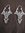 Handmade Silver Scrolls Design Earrings