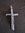 Oxidised Silver Crucifix Pendant