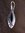 Silver Ellipse Mother of Pearl Earrings