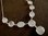 Silver Faceted Rose Quartz Necklace
