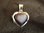 Silver Mother of Pearl Heart Locket