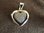 Silver Mother of Pearl Heart Locket