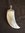 Silver Mother of Pearl Tooth Pendant