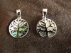 Small Round Silver Tree of Life Pendant