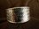 Silver Woven Tapered Open Back Bangle