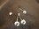 Silver Balls Drop Stud Earrings